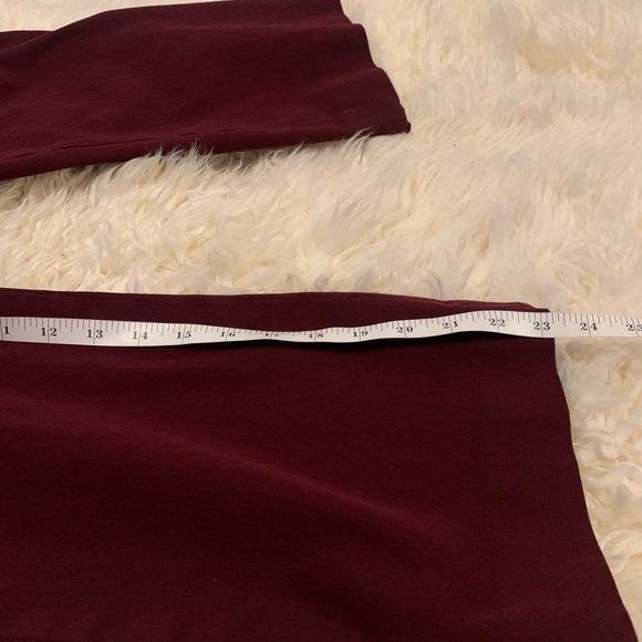 J. Crew Teddie Pants in Maroon - Size 6 - Picture 6 of 13